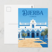 Carte Postale Synagogue El Ghriba Tunisie (Devant / Derrière)