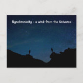 Carte Postale Synchronicité - un clin d'oeil de la citation univ (Devant)