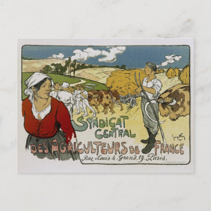Carte Postale Syndicat Central Des Agriculture De France