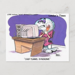 Carte Postale Syndrome du Canal Carpien Cadeaux et T-shirts de D