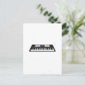 Carte Postale Synthèse du clavier moderne : Modèle 3D : (Debout devant)
