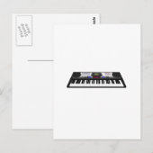 Carte Postale Synthèse du clavier moderne : Modèle 3D : (Devant / Derrière)