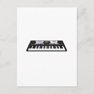 Carte Postale Synthèse du clavier moderne : Modèle 3D :
