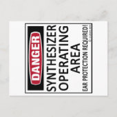 Carte Postale Synthétiseur de zone d'exploitation (Devant)