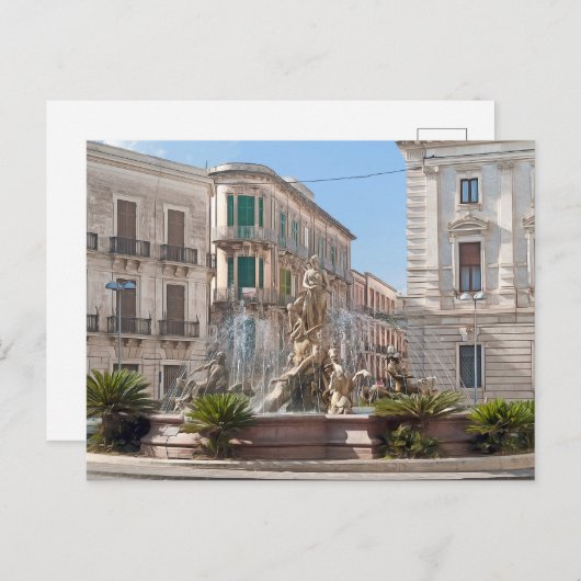 Carte Postale Syracuse. #9.   (Devant / Derrière)