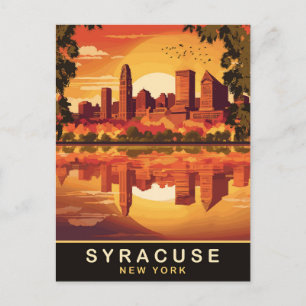 Carte Postale Syracuse, État de NY, Voyage