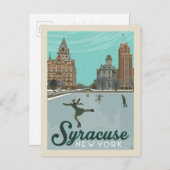 Carte Postale Syracuse, New York (Devant / Derrière)