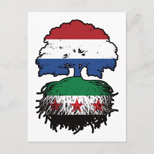 Carte Postale Syrian Dutch Roots and Crown Tree (Devant)