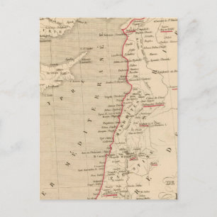 Carte Postale Syrie et de la Palestine, 624 ans après JC