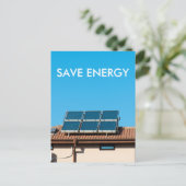 Carte Postale Système cellulaire solaire (Debout devant)