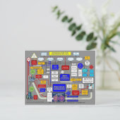 Carte Postale Système public de soins de santé (Debout devant)