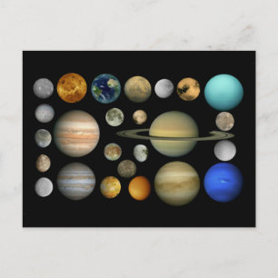 Carte Postale Système solaire