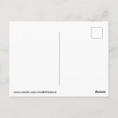 Carte Postale Système solaire (Dos)