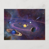 Carte Postale Système solaire (Devant)