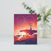 Carte Postale Système solaire, 20 ans d'esprit et d'opportunité (Debout devant)