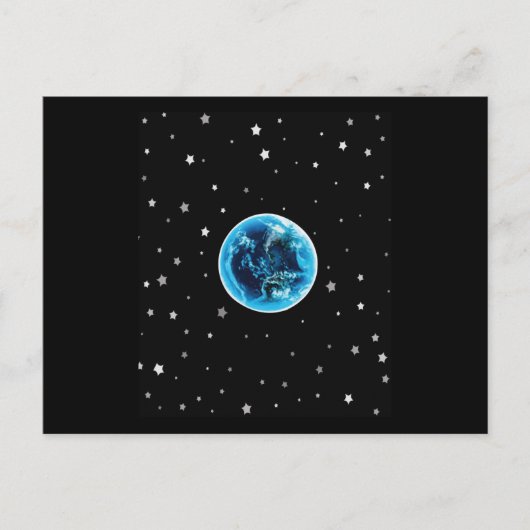 Carte Postale Système Solaire Planète universelle (Devant)