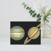 Carte Postale Système solaire ~ Vue longue (Debout devant)