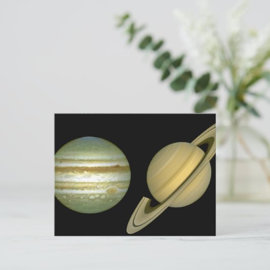 Carte Postale Système solaire ~ Vue longue (Debout devant)