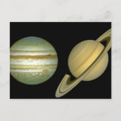 Carte Postale Système solaire ~ Vue longue (Devant)