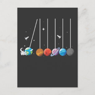 Carte Postale Système Sun de fusée de radeau Pendulum de l'astro