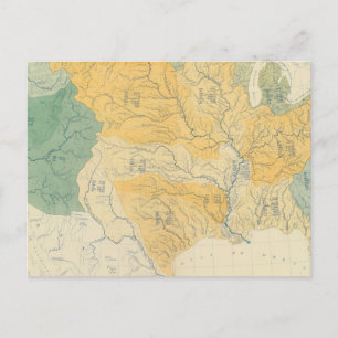 Carte Postale Systèmes fluviaux aux États-Unis
