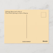 Carte Postale Széchenyi Square in Sopron Hungary (Dos)