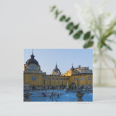 Carte Postale Szechenyi Thermes, Budapest (Debout devant)