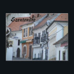 Carte Postale Szentendre<br><div class="desc">Szentendre est une petite ville pittoresque sur la rive ouest du Danube. Il est à 20 km au nord de Budapest. Szentendre faisait partie du système de défense de l'Empire romain au 2ème siècle. Il s'appelait Ulcisia Castra (Château de Wolf). L'établissement romain fut par la suite abandonné. Au Moyen Âge,...</div>