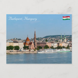 Carte Postale Szilagyi Dezso Church & St Anne Church - Budapest