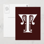 CARTE POSTALE T (Devant / Derrière)