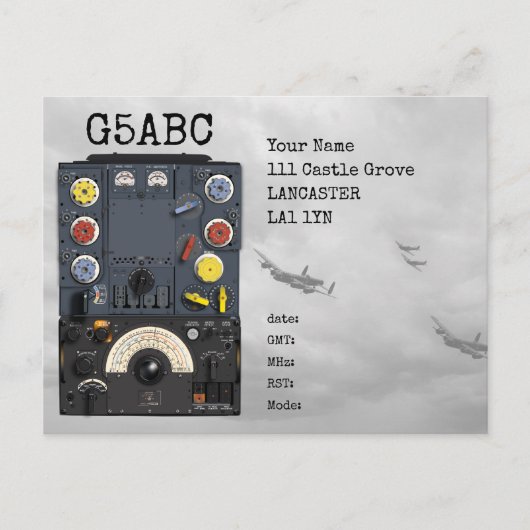 Carte Postale T1154 R1155 Avro Lancaster Bomber 2ÈME GUERRE MOND (Devant)