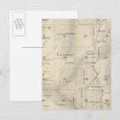 Carte Postale T17S R27E Tulare Comté Plan de section (Devant / Derrière)
