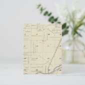 Carte Postale T22S R27E Tulare Comté Plan de section (Debout devant)