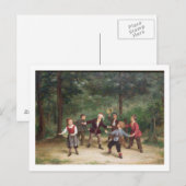 Carte Postale T33268 Blind Man's Buff 91316me; enfants; jouer (Devant / Derrière)