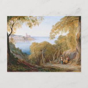 Carte Postale T33412 Landscape with View of Lerici, 1880