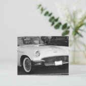 Carte Postale T-bird blanc classique (Debout devant)