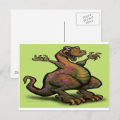 Carte Postale T-Rex (Devant / Derrière)