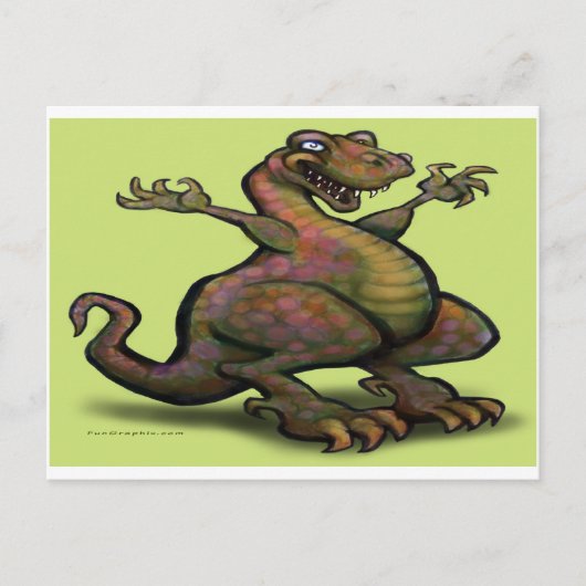 Carte Postale T-Rex (Devant)