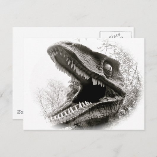 Carte postale T-Rex (Devant / Derrière)