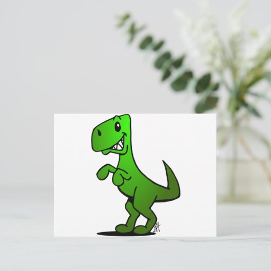 Carte Postale T-Rex (Debout devant)