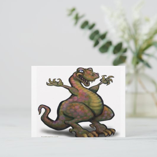Carte Postale T-Rex (Debout devant)