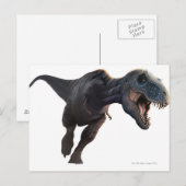 Carte Postale T Rex (Devant / Derrière)