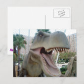 Carte postale T-Rex (Devant / Derrière)
