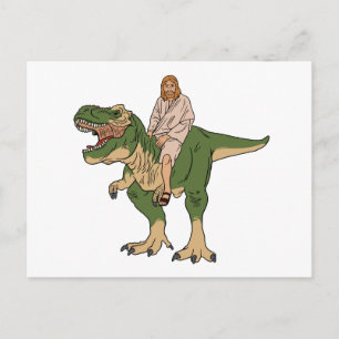Carte Postale T-Rex de Jésus