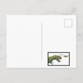 Carte postale T-Rex Dinosaur Hanoukka (Dos)