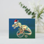 Carte Postale T-Rex Hipster Noël (Debout devant)