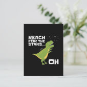 Carte Postale T-Rex Reach for the Stars Funny Short Arms (Debout devant)