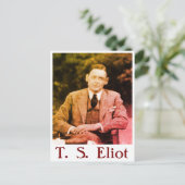 Carte Postale T. S. Eliot (Debout devant)