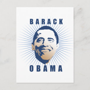 Carte Postale T-shirt à visage Barack Obama