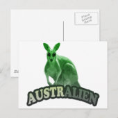 Carte Postale T-shirt Alien (Devant / Derrière)